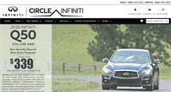 Desktop Screenshot of circleinfiniti.com